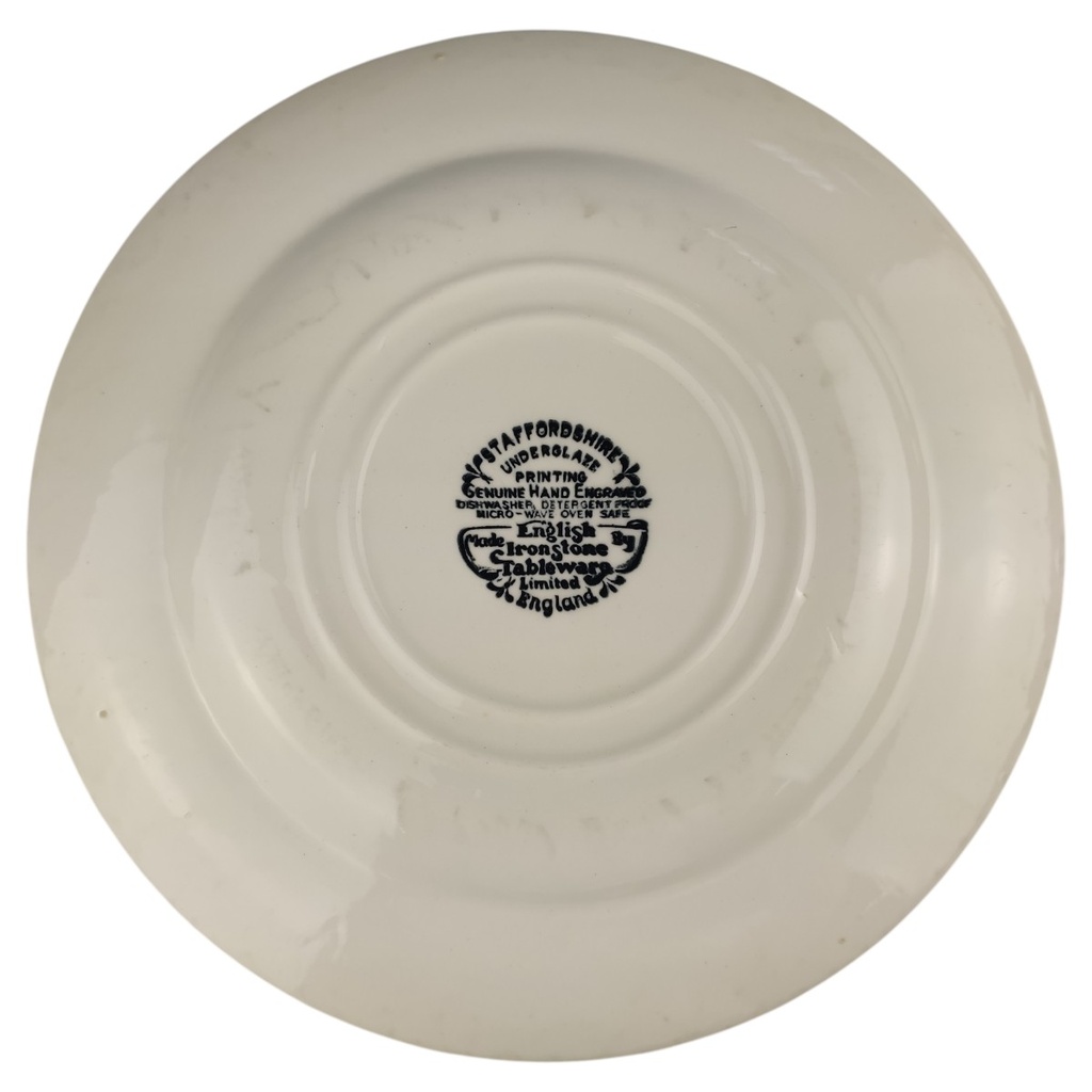 [1806368] Speiseteller 24,4 cm English Ironstone Tableware (EIT) Windsor Castle Rot gebraucht - sehr gut Bild 4