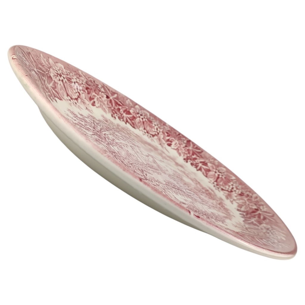 [1806369] Speiseplatte 28,7x22,5 cm English Ironstone Tableware (EIT) Castles Rot gebraucht - gut Bild 2