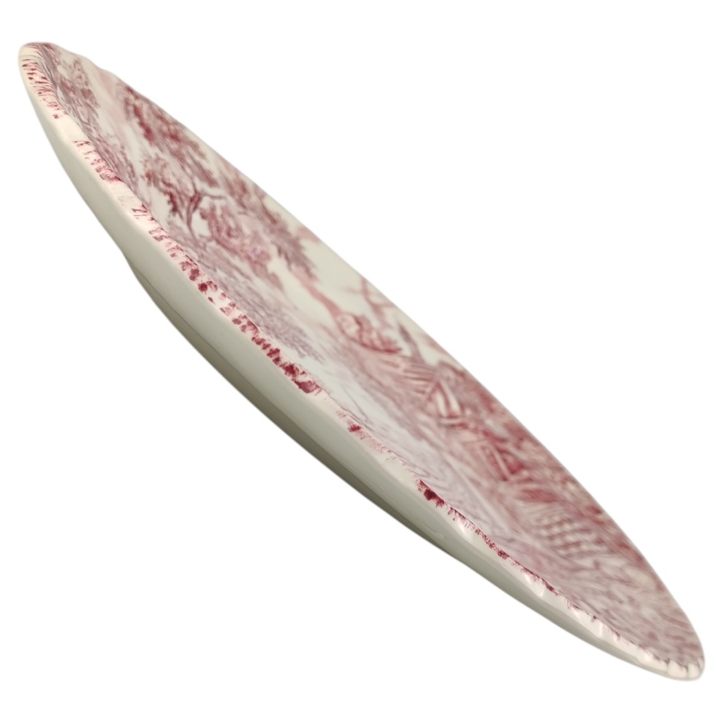 [1806374] Speiseplatte 29,2x22,8 cm Myott The Hunter Rot gebraucht - gut Bild 2