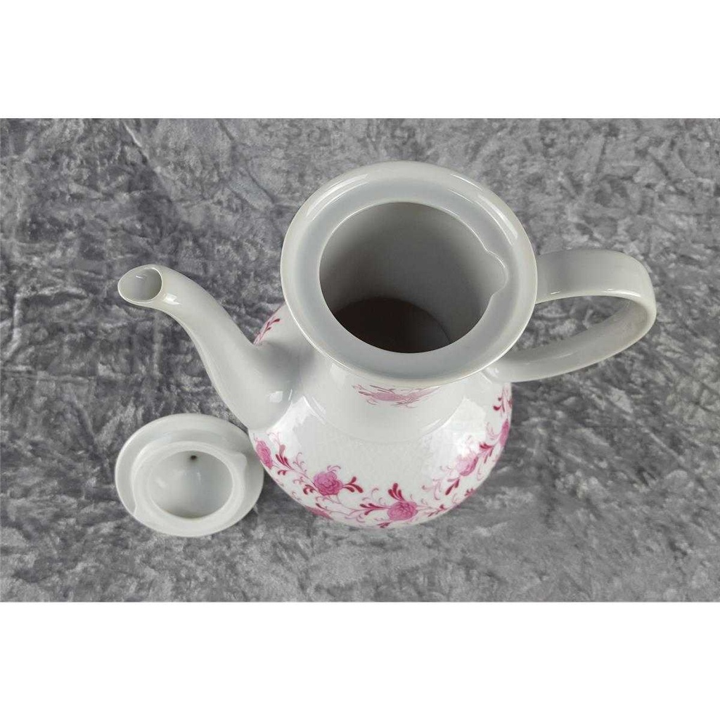 [1806385] Kaffeekanne Kanne 0,7 L Seltmann Weiden Annabell rote Blüte 26043 gebraucht - sehr gut Bild 3