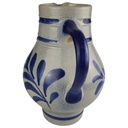 [1806386] Henkelkrug Krug Weinkrug 2 L Westerwälder Salzglasur Floralmotiv Kobaltblau Bild 3