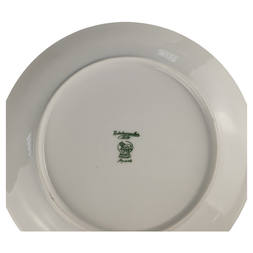 [1806388] Kuchenteller Dessertteller Frühstücksteller 19,8 cm Hutschenreuther Apart Weiß gebraucht - sehr gut Bild 3