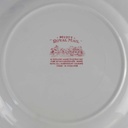 [1806409] Speiseteller Essteller 25 cm Myott Royal Mail Rot gebraucht - sehr gut Bild 4