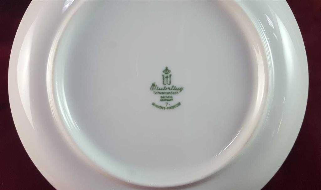 [1806411] Untertasse für Kaffee 14,4 cm Winterling Schwarzenbach Indisch Blau Strohblume Bild 3