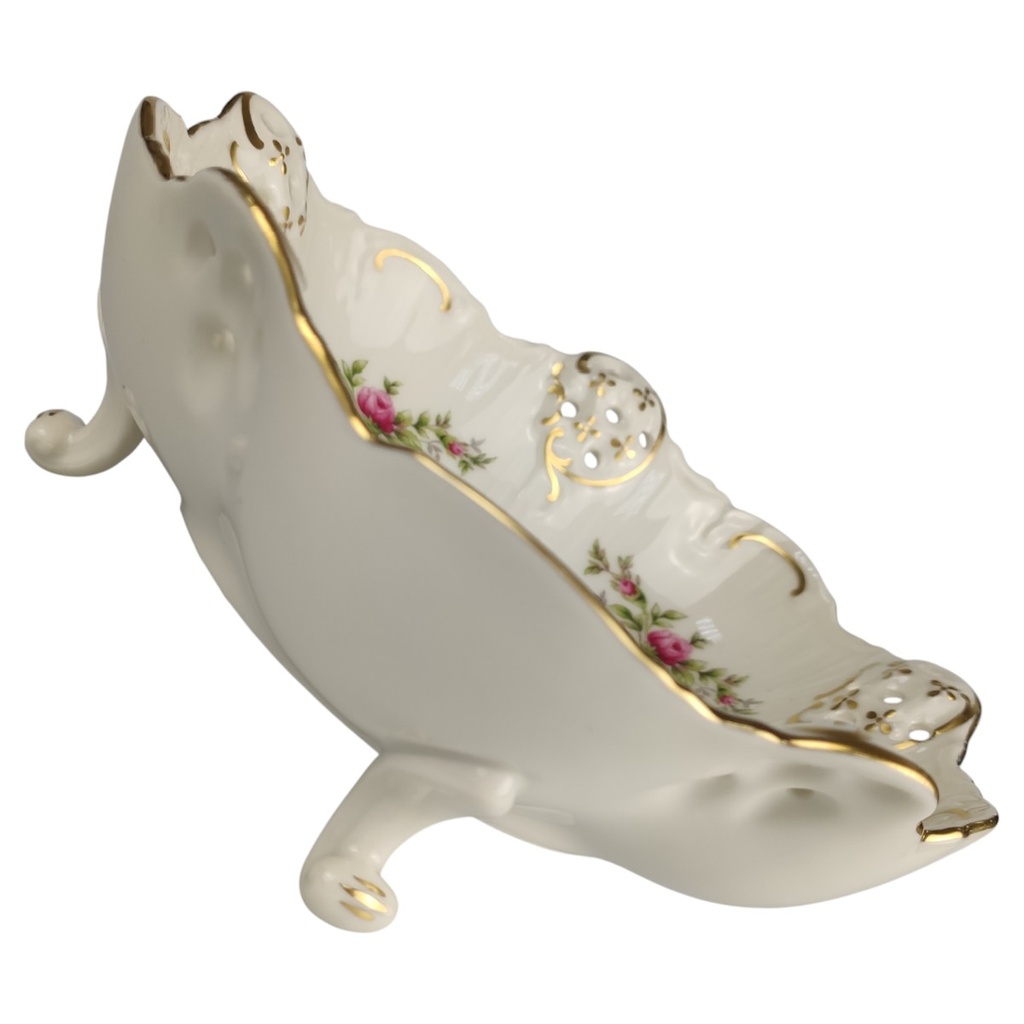 [1816848] Konfektschale Golddekor 17 cm Rosenthal Moliere Moosrose 2984 Elfenbein Beige gebraucht - sehr gut Bild 2