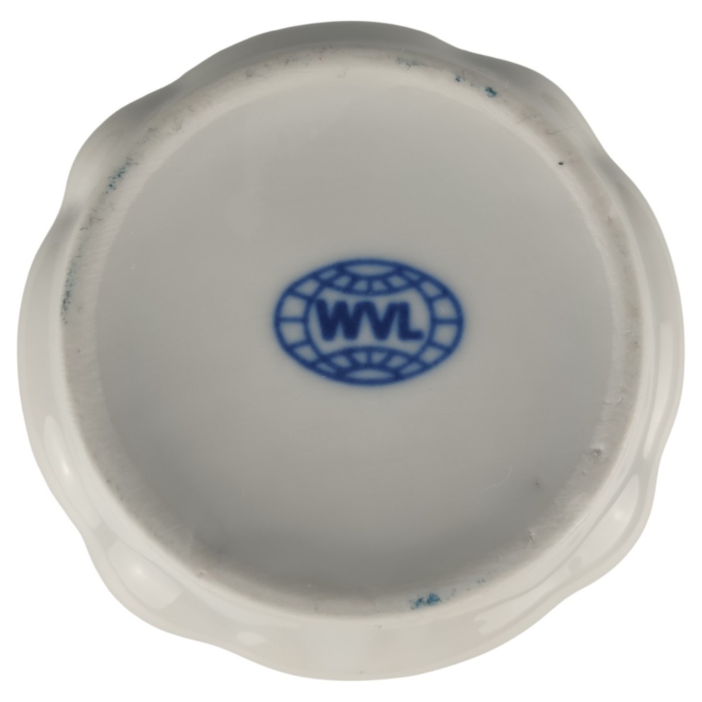 [1816851] Vorratsdose mit Deckel Salz WVL Blau Weiß Dekor gebraucht - gut Bild 6