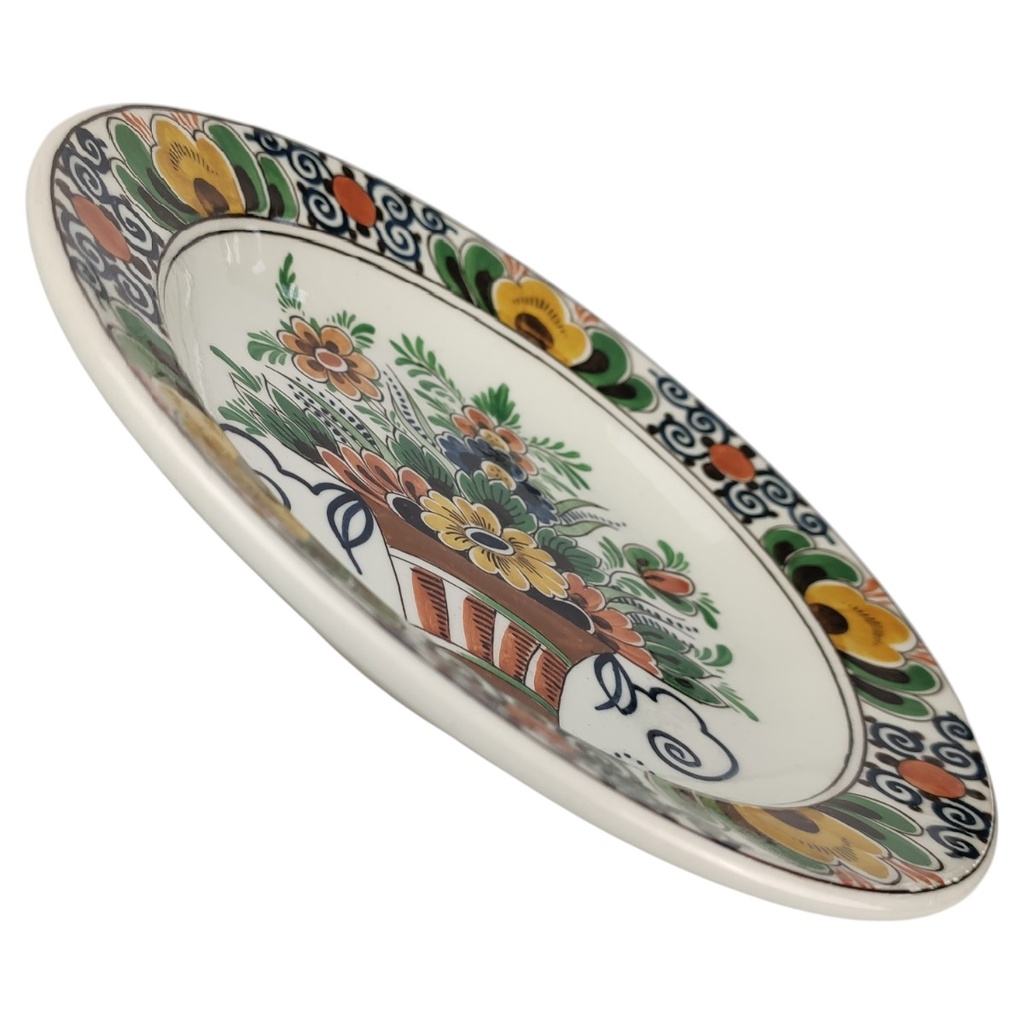 [1816874] Wandteller 22,8 cm Delft polychroom Handwerk Keramik Bild 2