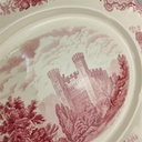 [1818034-1] Servierplatte Speiseplatte Fleischplatte Steakplatte 43,5x36 cm Johnson Bros Old Britain Castles Rot gebraucht - sehr gut Bild 3