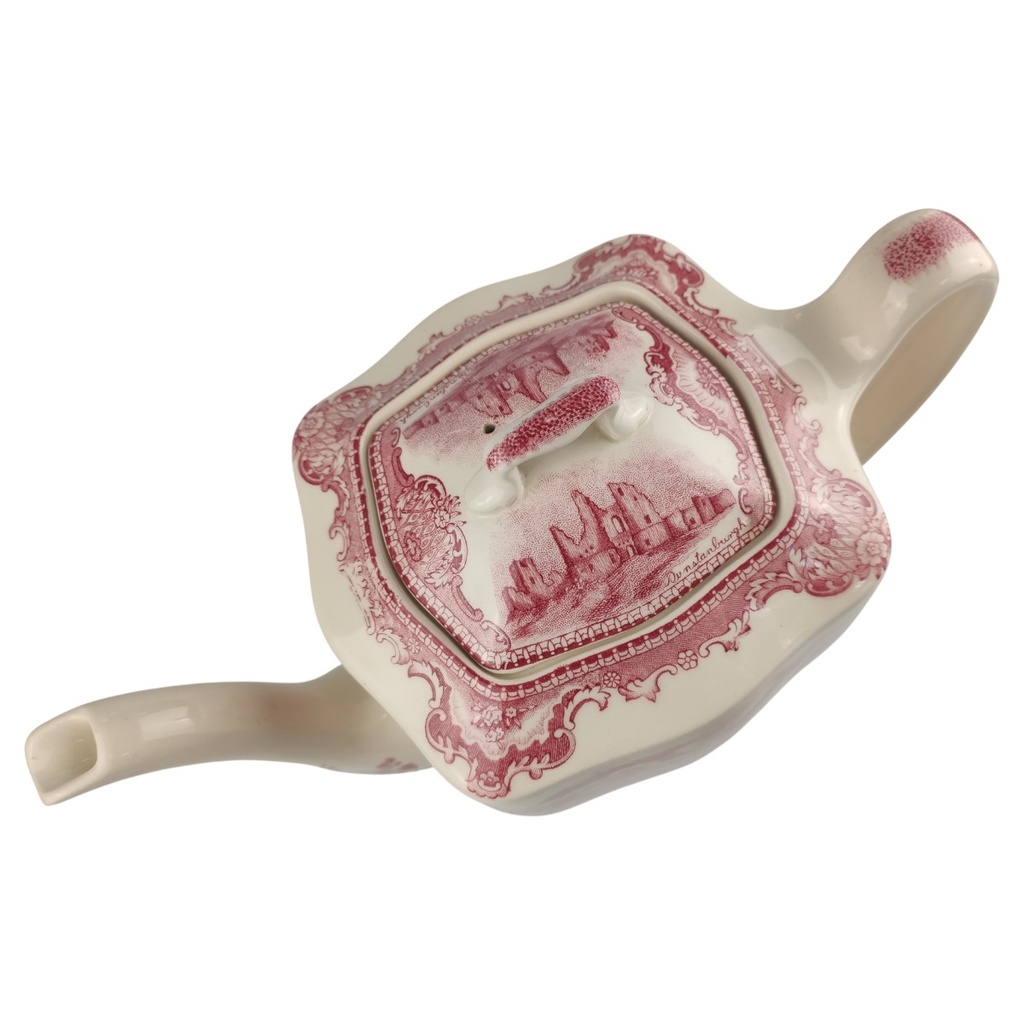 [1818149] Kaffeekanne 1,45 L Johnson Bros Old Britain Castles Rot gebraucht - gut Bild 2