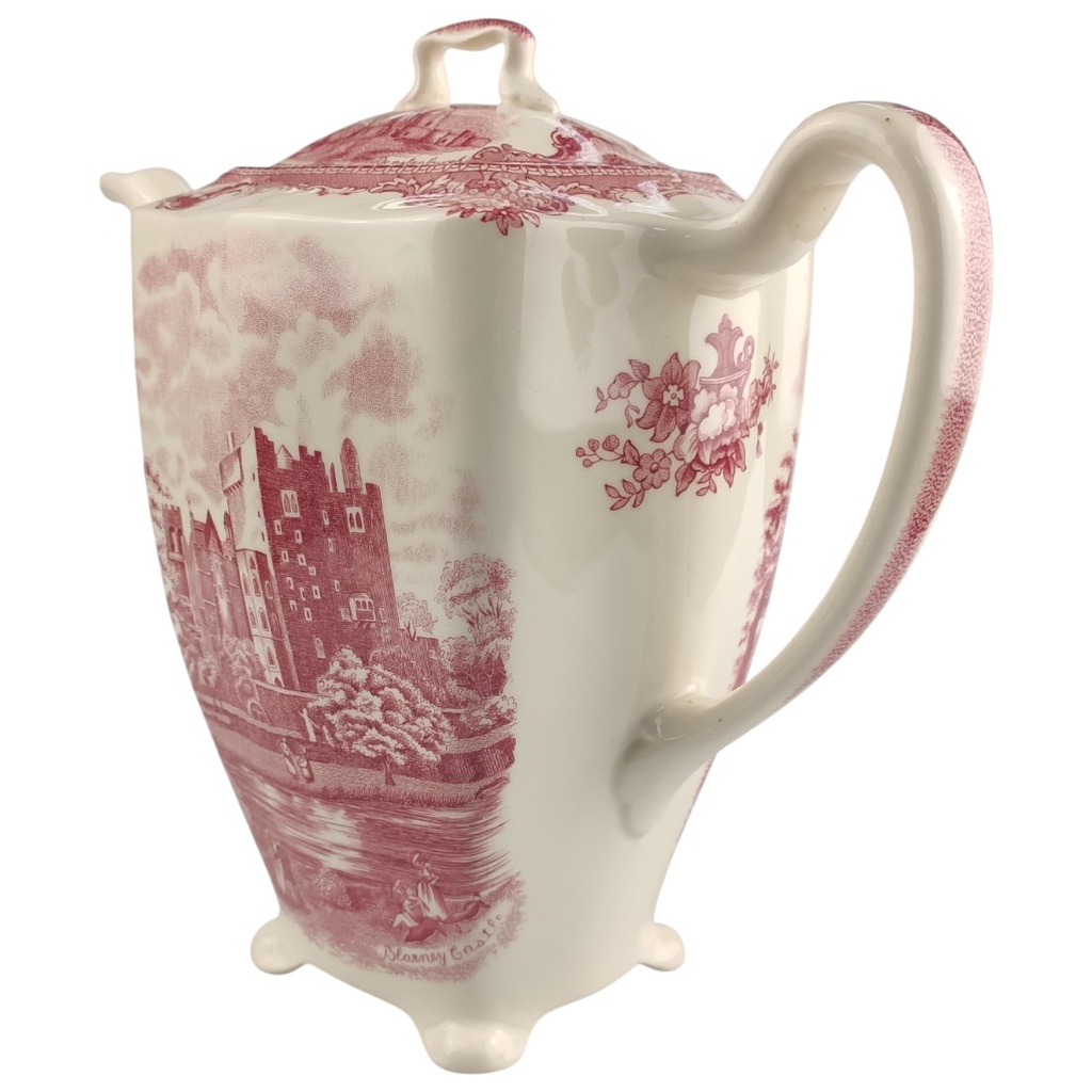 [1818149] Kaffeekanne 1,45 L Johnson Bros Old Britain Castles Rot gebraucht - gut Bild 3