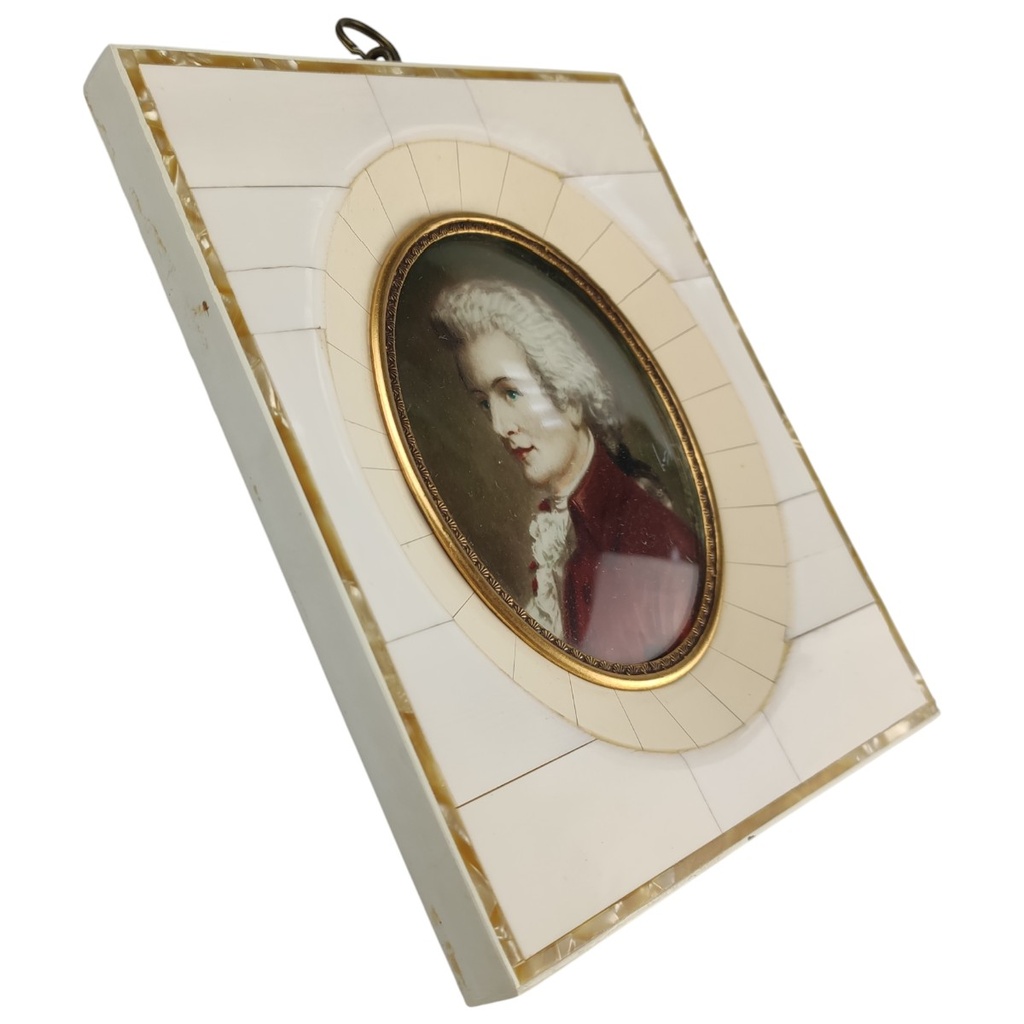 [1818151] Miniaturmalerei Lupenmalerei Porträt rechteckig Elfenbein Wolfgang Amadeus Mozart Bild 4
