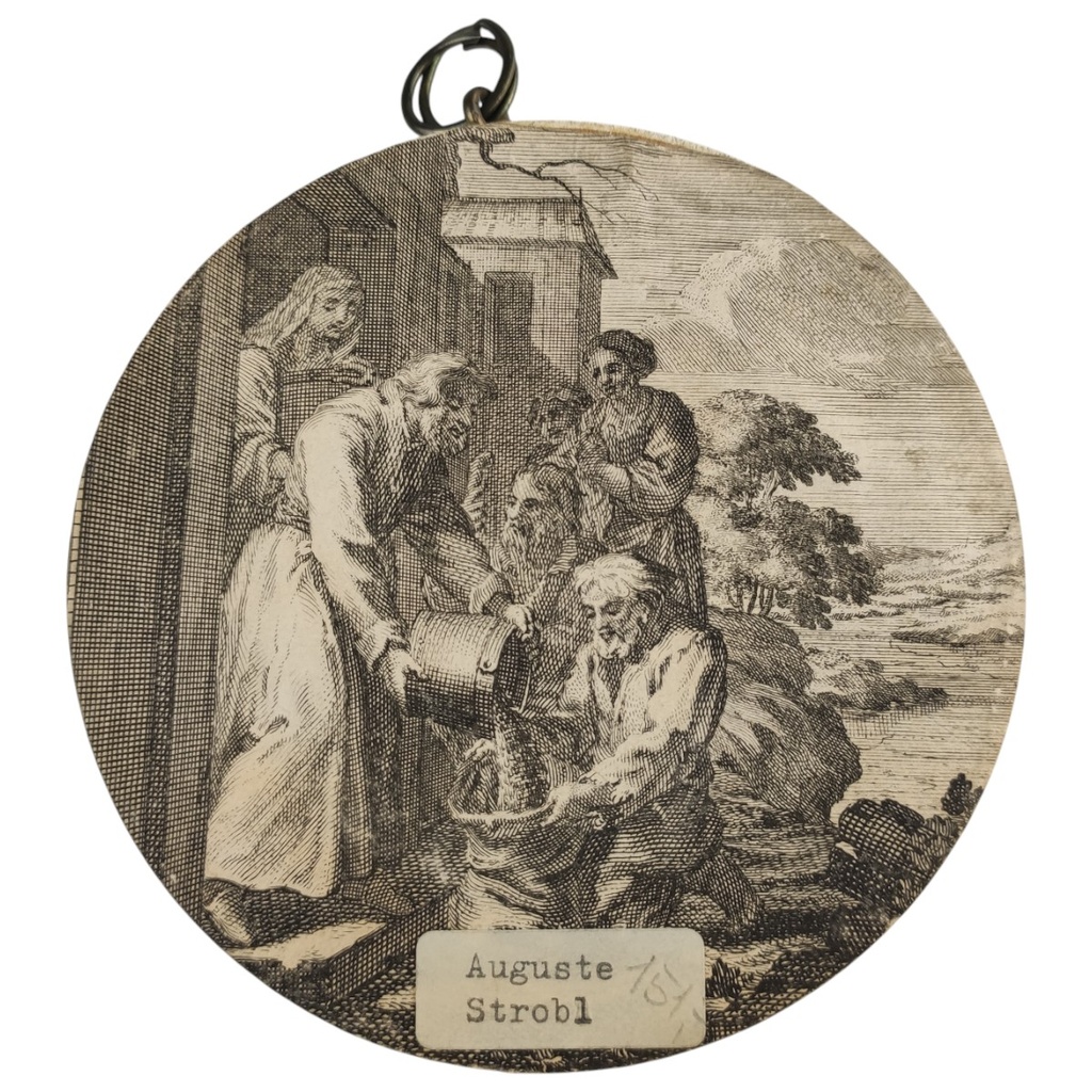 [1818152] Miniaturmalerei Lupenmalerei Porträt rund Elfenbein Auguste Strobl Bild 4