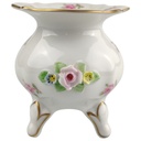 [1818158] Kerzenhalter für Stabkerzen Lindner Porzellan Blumendekor Goldrand gebraucht - sehr gut Bild 2