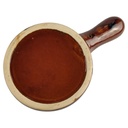 [1818175] Dipschale Fondueschale mit Stiel Braun gebraucht - sehr gut Bild 3