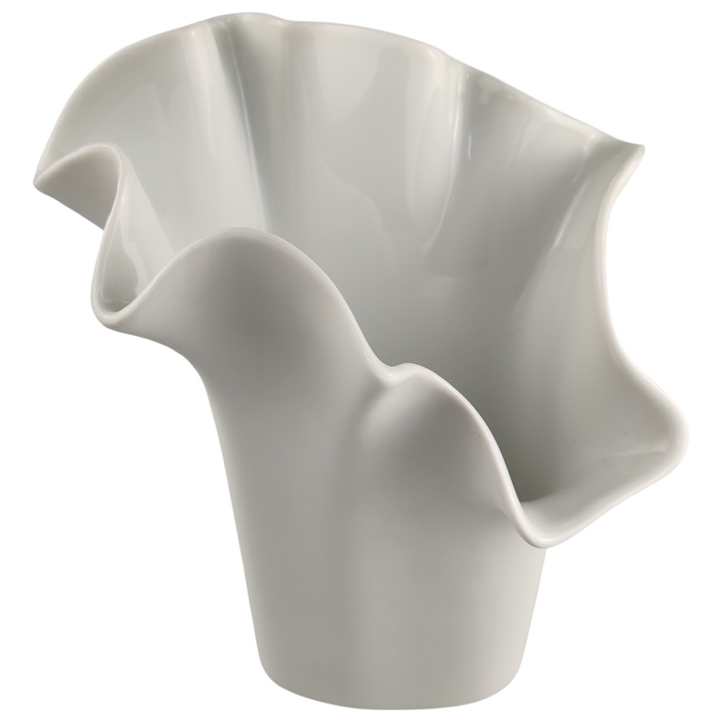 [1818178] Vase Blumenvase 25,3 cm Rosenthal Asym Weiß Claus Josef Riedel gebraucht - gut Bild 2
