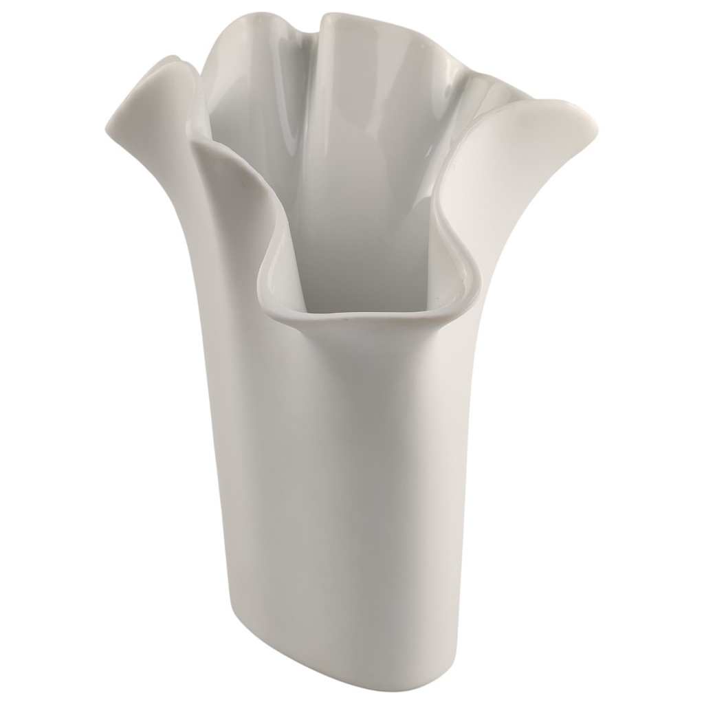 [1818178] Vase Blumenvase 25,3 cm Rosenthal Asym Weiß Claus Josef Riedel gebraucht - gut Bild 3