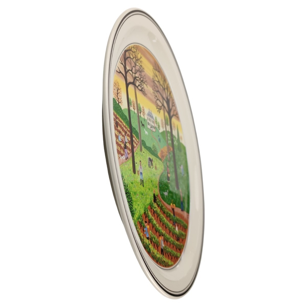 [1818181] Wandteller Villeroy & Boch Die vier Jahreszeiten Herbst No. 3 gebraucht - neuwertig Bild 2