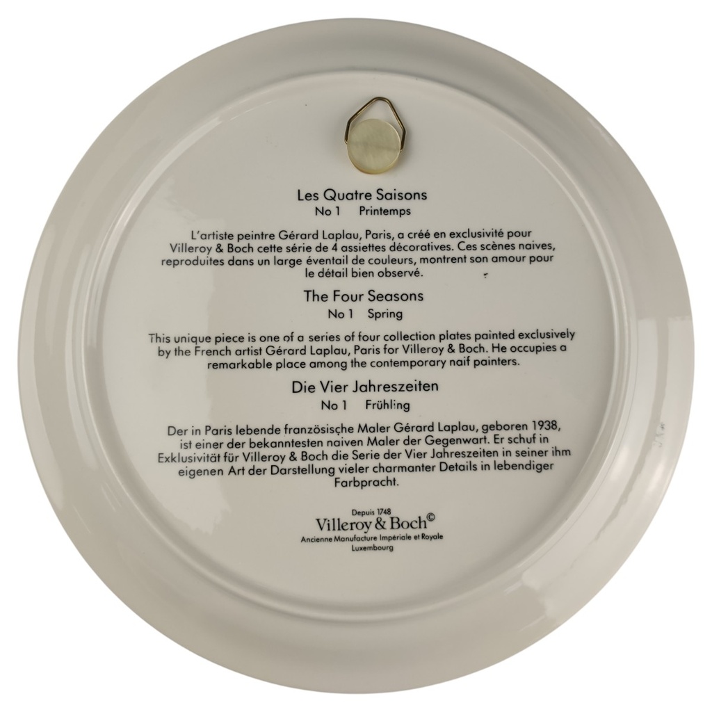 [1818185] Wandteller Villeroy & Boch Die vier Jahreszeiten Frühling No. 1 gebraucht - neuwertig Bild 3