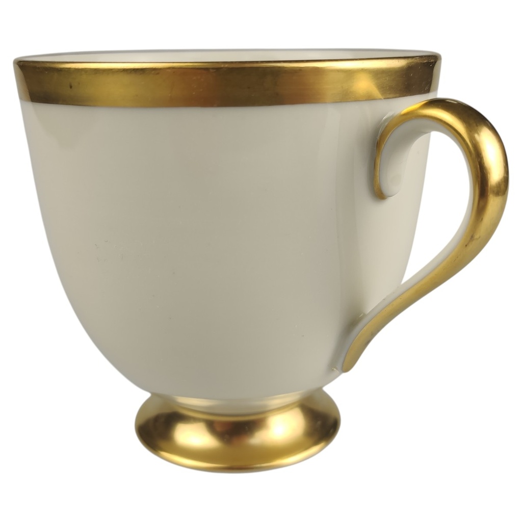 [1818191] Kaffeetasse Fürstenberg Fürstin Goldrand 01650 Beige gebraucht - sehr gut Bild 2