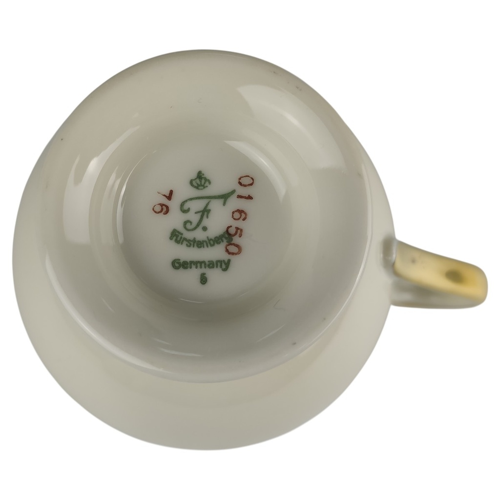 [1818191] Kaffeetasse Fürstenberg Fürstin Goldrand 01650 Beige gebraucht - sehr gut Bild 4