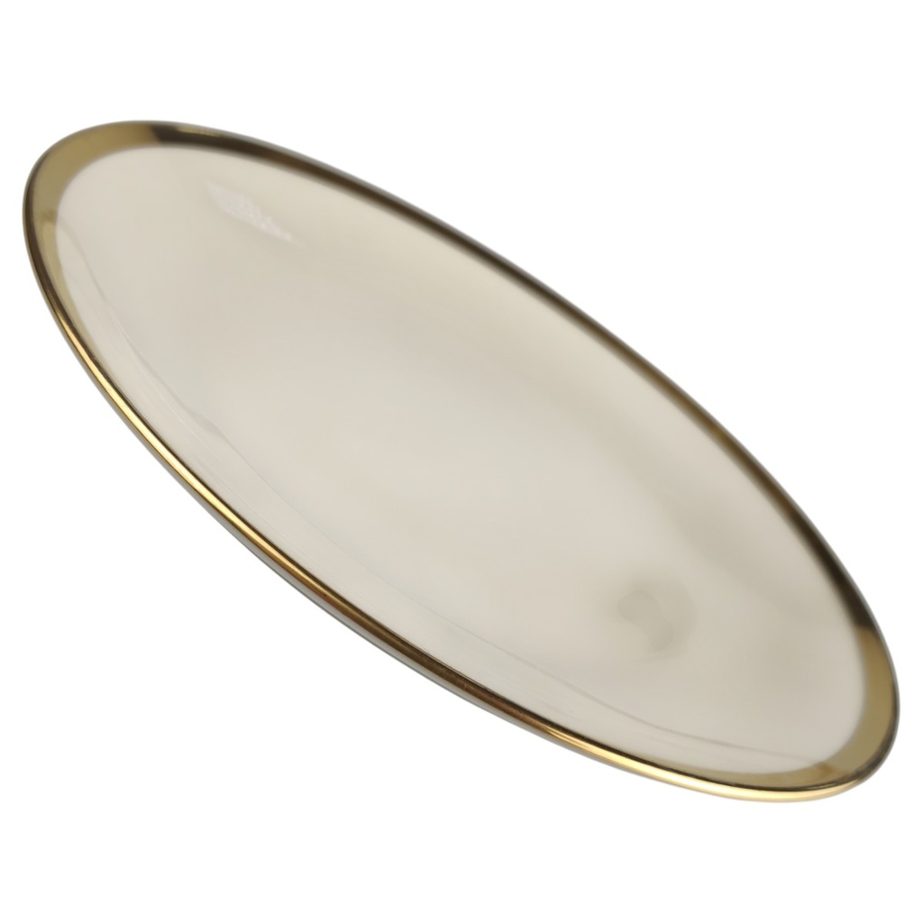 [1818193] Kuchenteller 19 cm Fürstenberg Fürstin Goldrand 01650 Beige gebraucht - sehr gut Bild 2