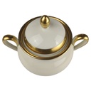 [1818194] Zuckerdose Fürstenberg Fürstin Goldrand 01650 Beige gebraucht - sehr gut Bild 2