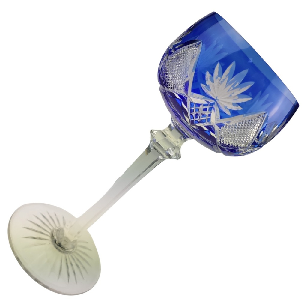 [1818291] Weinrömer Römerglas Überfangglas Blau gebraucht - sehr gut Bild 3