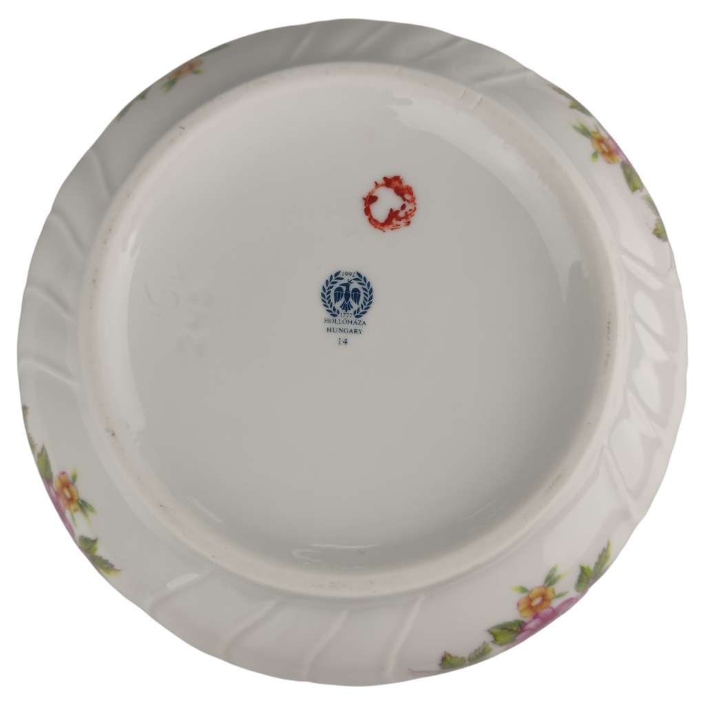 [1818351] Deckeldose Goldrand Hollohaza Hungary Relief Blumendekor gebraucht - sehr gut Bild 5