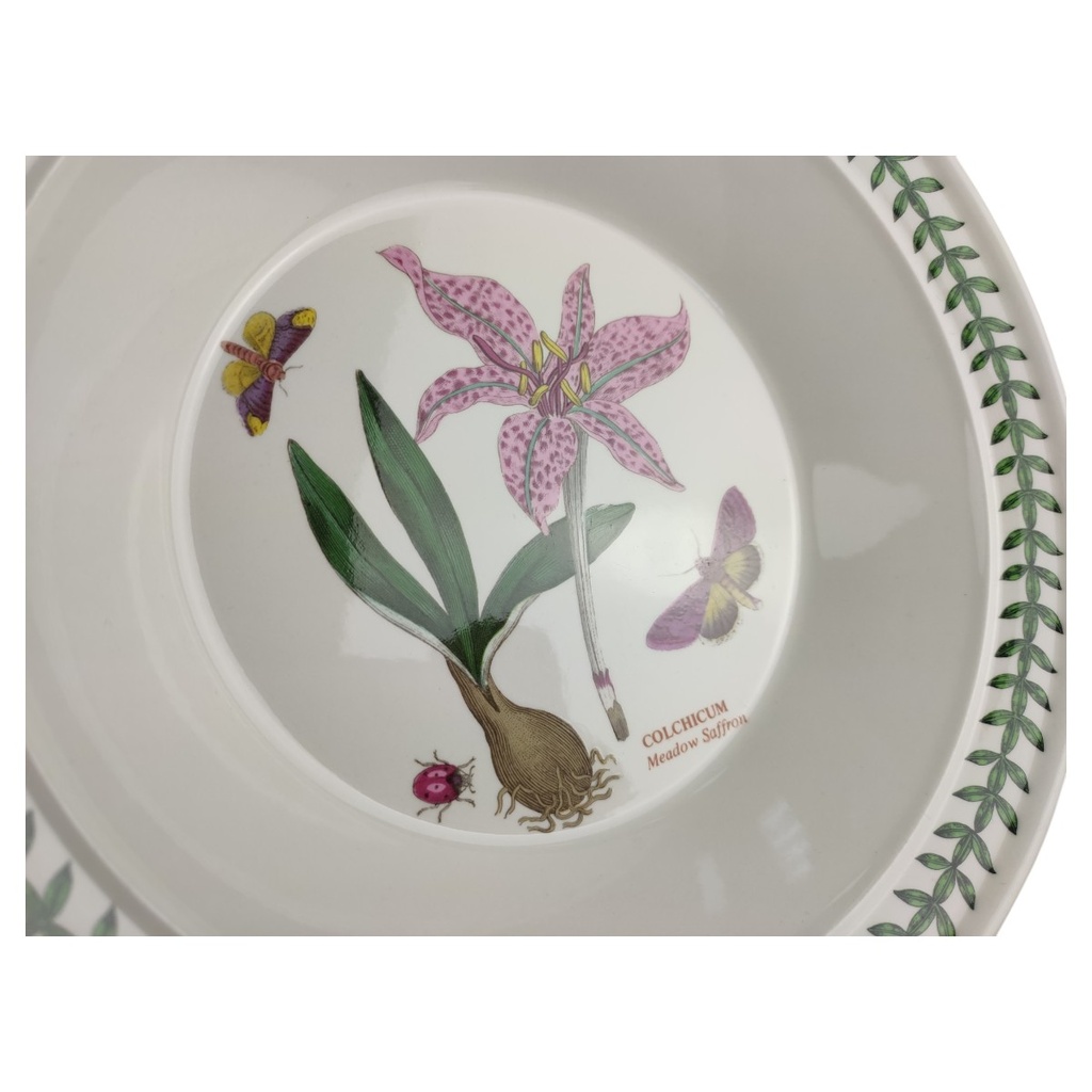 [1818377] Suppenteller 21,4 cm Portmeirion Botanic Garden Colchicum gebraucht - neuwertig Bild 3