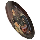 [1818385] Wandteller AK Kaiser Rembrandt 1606 1669 und Saskia Braun gebraucht - sehr gut Bild 2