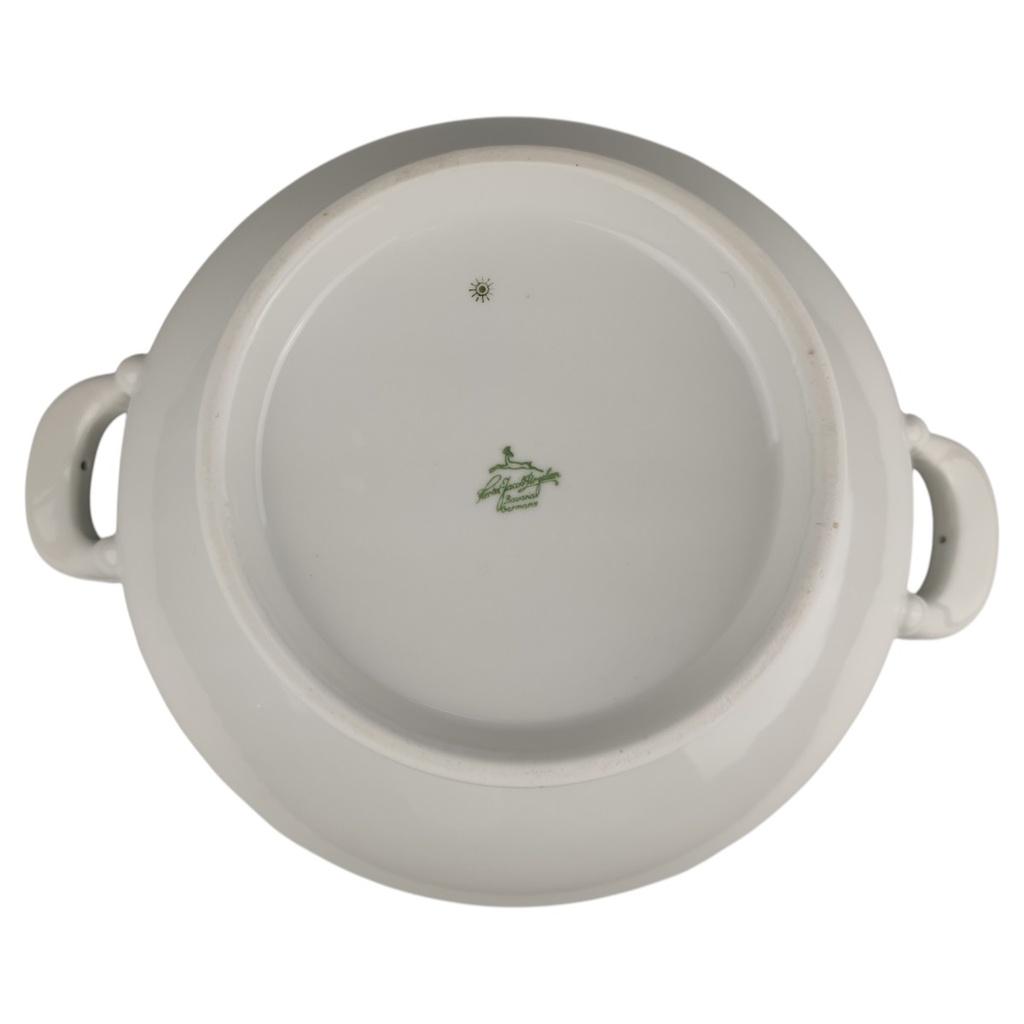 [1819001] Ragoutterrine Goldrand Golddekor 1,6 L Hertel Jacob gebraucht - sehr gut Bild 6