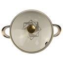 [1819007] Suppenterrine 1,5 L Edelstein Goldrand 21246 gebraucht - sehr gut Bild 3