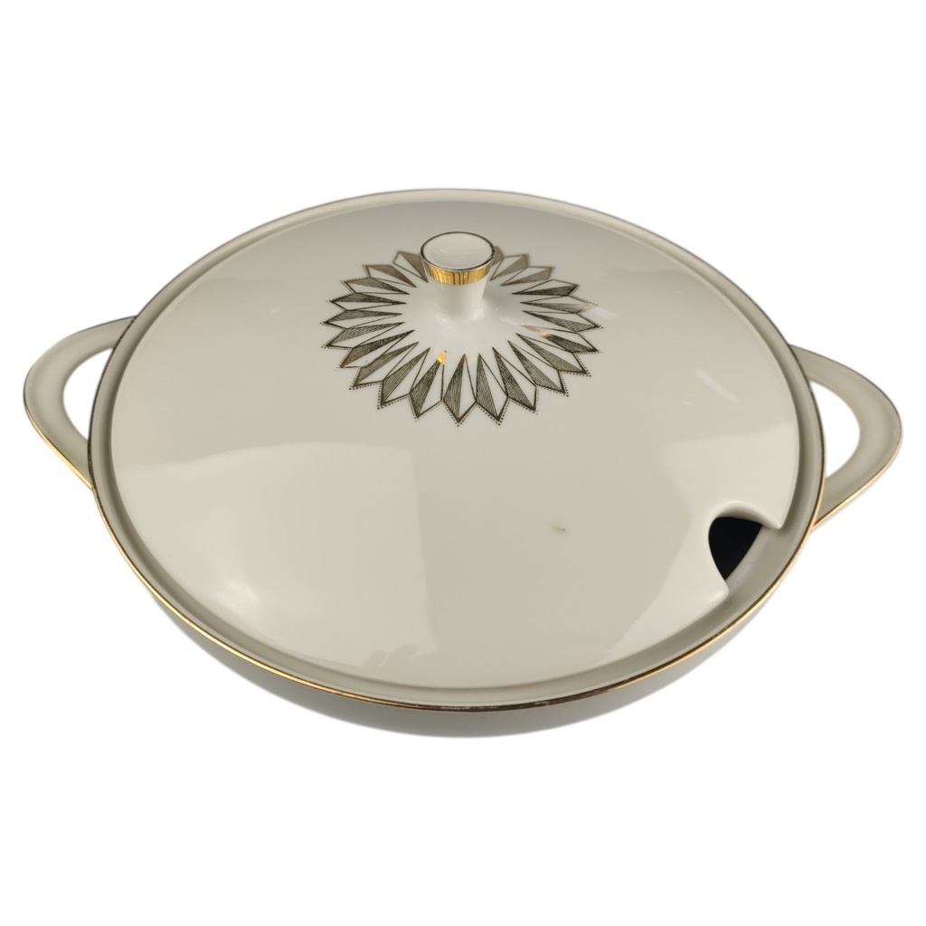 [1819012] Suppenterrine Goldrand 1,9 L Bavaria Golddekor Beige gebraucht - gut Bild 2