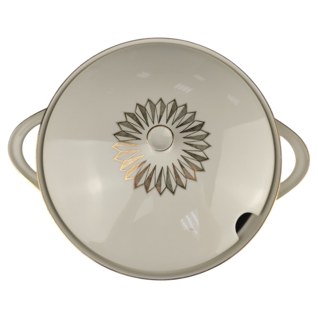 [1819012] Suppenterrine Goldrand 1,9 L Bavaria Golddekor Beige gebraucht - gut Bild 3