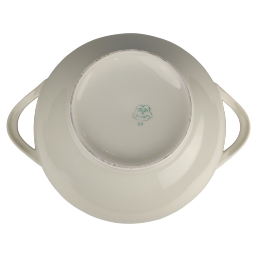 [1819012] Suppenterrine Goldrand 1,9 L Bavaria Golddekor Beige gebraucht - gut Bild 6