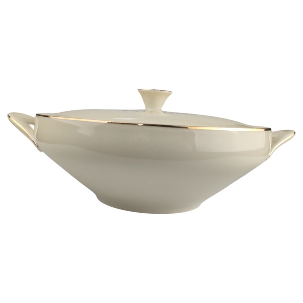 [1819014] Ragoutterrine Goldrand 1,1 L Zeh Scherzer Form 09773 Elfenbein Beige gebraucht - gut sehr Bild 5