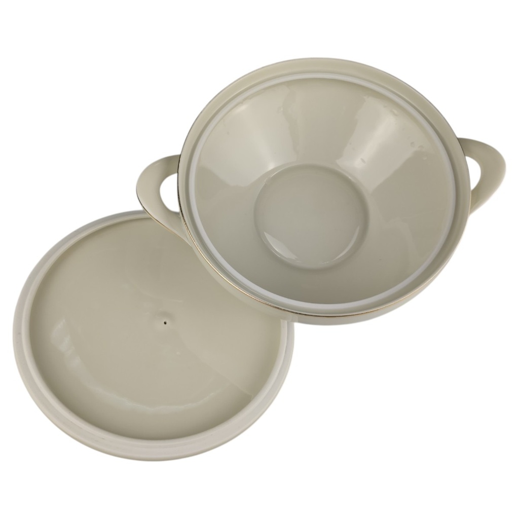 [1819014] Ragoutterrine Goldrand 1,1 L Zeh Scherzer Form 09773 Elfenbein Beige gebraucht - gut sehr Bild 6