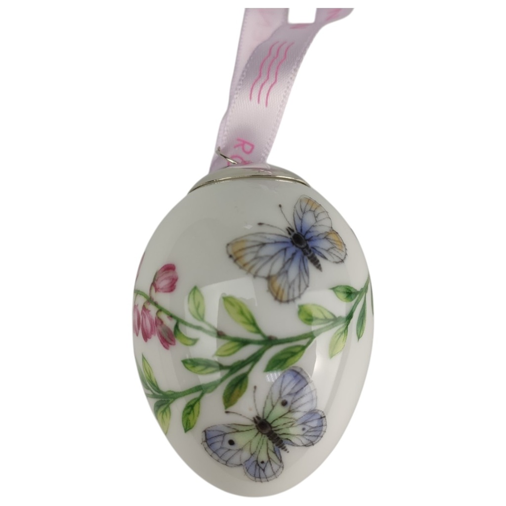 [1820763] Osterei Royal Copenhagen Blumendekor Schmetterlinge Blumen Ei gebraucht - sehr gut Bild 2