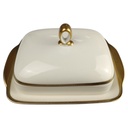 [1820770] Butterdose 250 g Eschenbach Rita Goldrand W3898 Beige gebraucht - sehr gut Bild 2