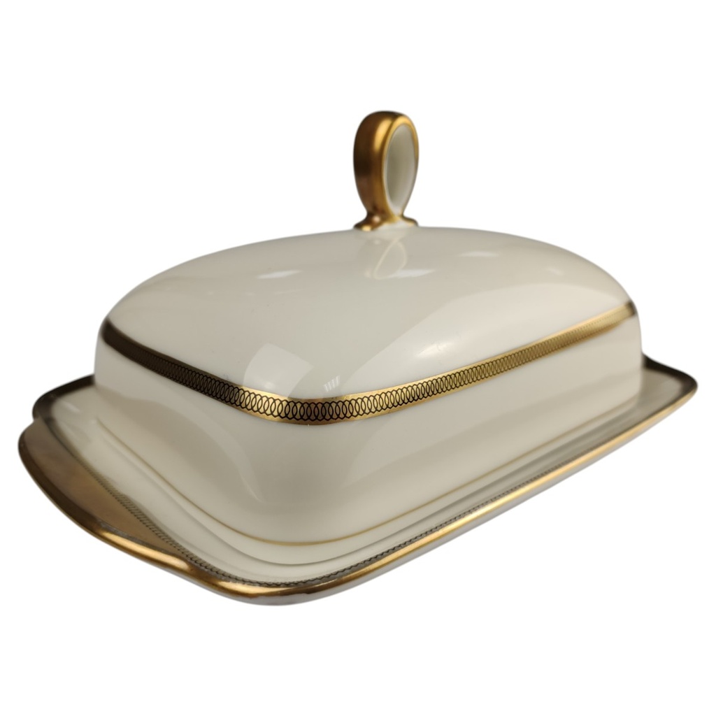[1820770] Butterdose 250 g Eschenbach Rita Goldrand W3898 Beige gebraucht - sehr gut Bild 3