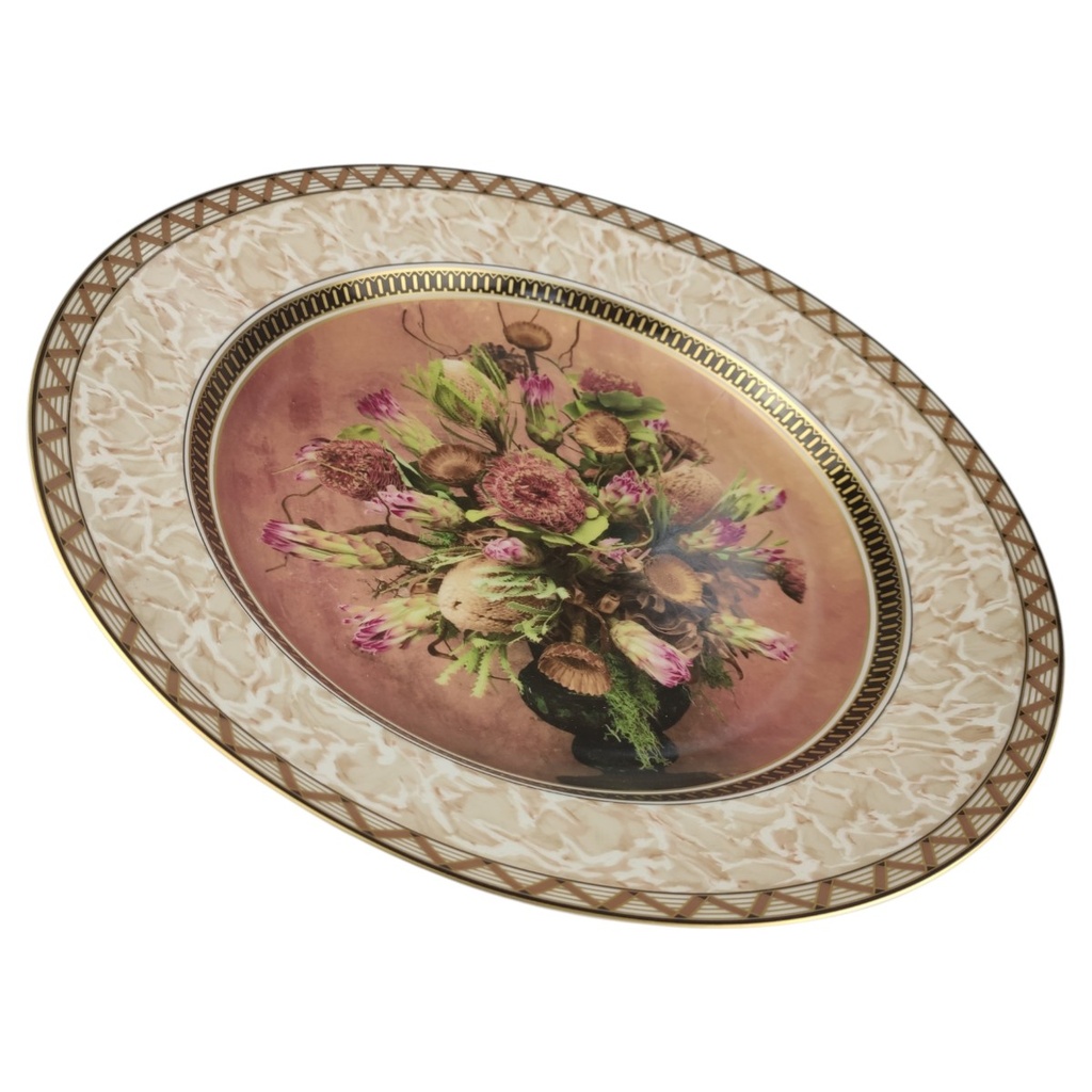 [1820779] Wandteller Goldrand Golddekor AK Kaiser Dekor 1084 Blumendekor gebraucht - neuwertig Bild 3