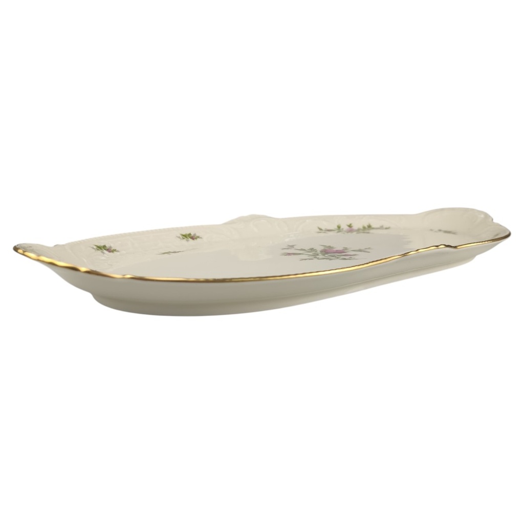 [1820780] Servierplatte 36,3x17,2 cm Rosenthal Sanssouci Moosrose gebraucht - sehr gut Bild 3