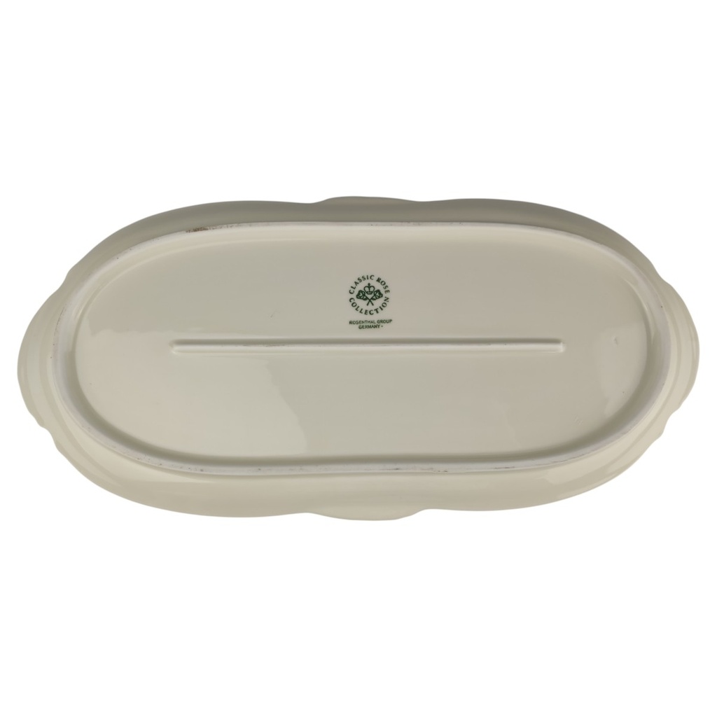 [1820780] Servierplatte 36,3x17,2 cm Rosenthal Sanssouci Moosrose gebraucht - sehr gut Bild 4