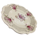 [1820818] Servierplatte Goldrand Schumann Blumendekor gebraucht - gut Bild 2