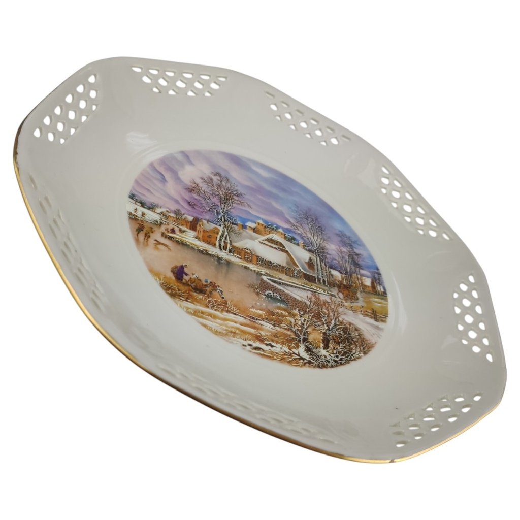 [1820819] Teller St. Martial Limoges Porcellaine de Prestige Winter Bild 2