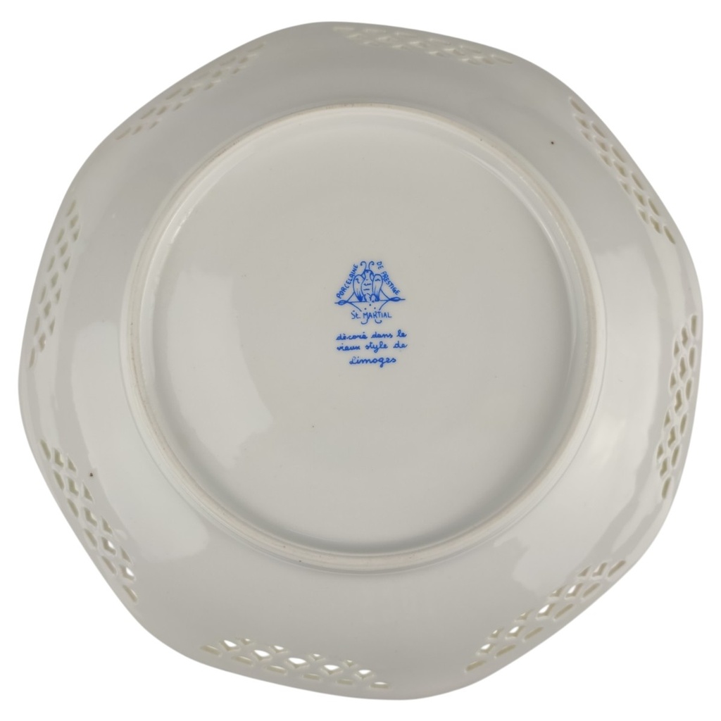 [1820819] Teller St. Martial Limoges Porcellaine de Prestige Winter Bild 4