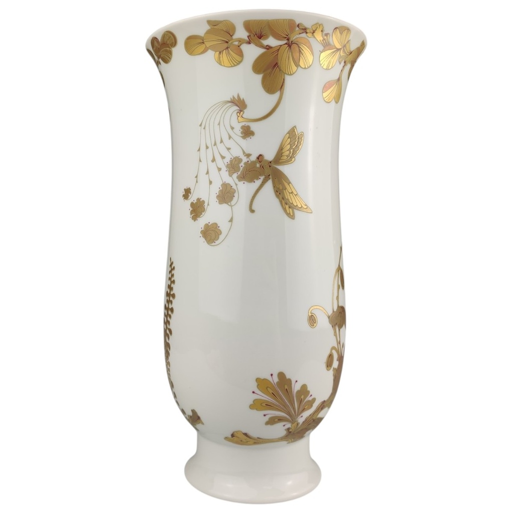 [1820822] Vase 25 cm AK Kaiser Serenade Gold Vogel Blumen gebraucht - sehr gut Bild 5