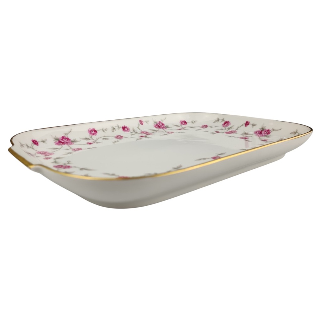 [1820854] Servierplatte klein Rosenthal Helena Blumen Pink gebraucht - neuwertig Bild 3