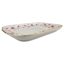 [1820854] Servierplatte klein Rosenthal Helena Blumen Pink gebraucht - neuwertig Bild 3
