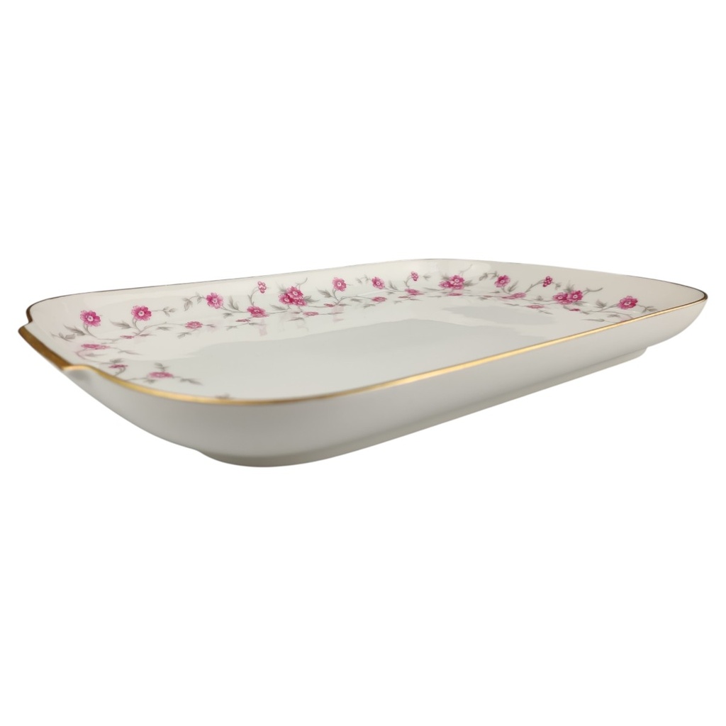 [1820855] Servierplatte mittelgroß Rosenthal Helena Blumen Pink gebraucht - neuwertig Bild 3